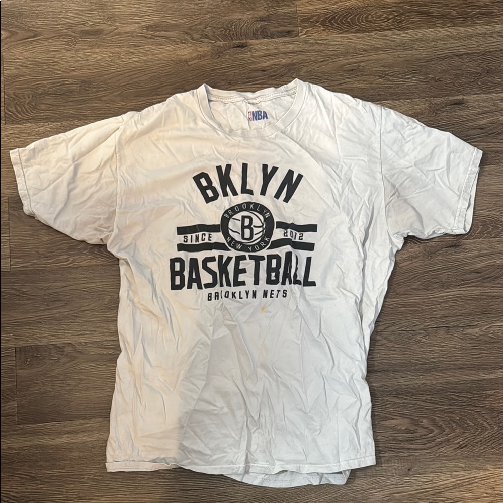 NBA Brooklyn Nets White T-Shirt